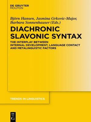 cover image of Diachronic Slavonic Syntax